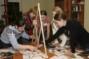 The workshop in science during the event, dedicated to the 200th anniversary of the Tsarskoye Selo Lyceum