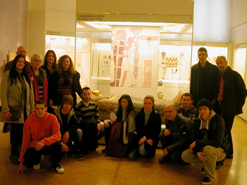 Members and friends of the New Acropolis visited the Egyptian wing of the Archaeological Museum of Athens.