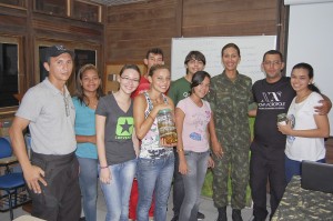 Educational workshop on snakes (Brazil)