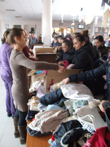 Distributing donations to the needy families_Hungary2
