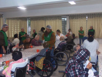 Breakfast at the ‘Lar das Acacias’ nursing home (Jacareí – SP, Brazil)