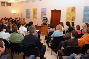 A meeting with scientists of the Institute of Philosophy on occasion of the World Philosophy Day at New Acropolis of Kyiv, Ukraine