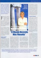Interview in the magazine ‘Justo Medio’ with the director of New Acropolis Peru in the context of World Philosophy Day (Peru)