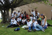 New Acropolis volunteers with United Nations volunteers celebrate International Volunteer Day (Peru)