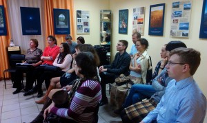 ‘Literature night’ in Yekaterinburg (The Urals, Russia)