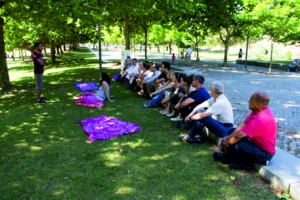 Outdoor classes in Lisbon (Portugal)