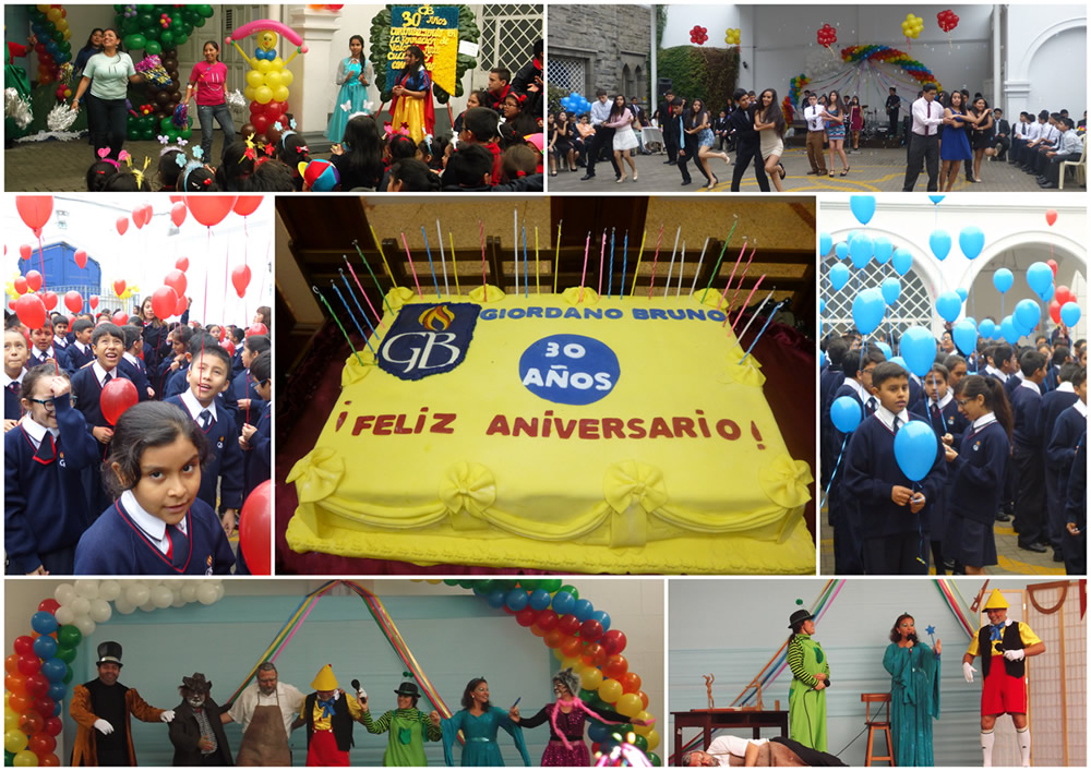 Celebración 30 años - Colegio Giordano Bruno Perú