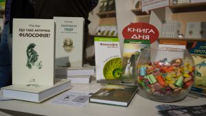 Variety of books presented by New Acropolis