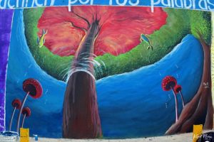 Positive messages for the community through public art (San Jose, Costa Rica)