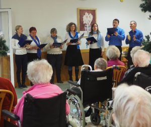 Choral works in the retirement house (Budapest, Hungary)