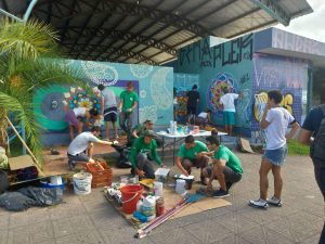 Restoring the public environment (Lagoa da Conceição/SC, Brazil)