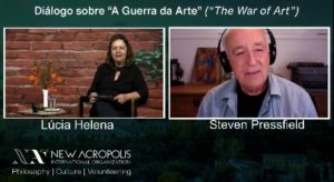 Live interview with writer Steven Pressfield (Brazil)
