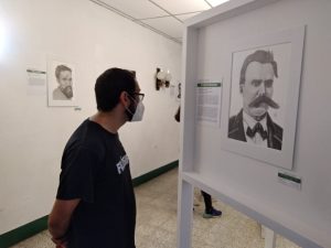 Exhibition of engravings “Historical personalities” (Cobán, Guatemala)