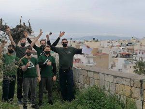 Heraklion: taking care of the city walls! (Crete, Greece)