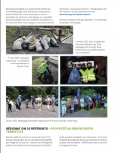 A publication collects the volunteer activities of New Acropolis (Belgium)