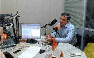 Talk on the broadcasting station about ecology, society and philosophy (Volgograd, Russia))