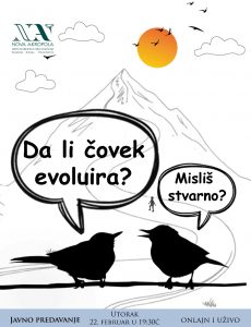 Public Lecture: Does man truly evolve? (Belgrade, Serbia)