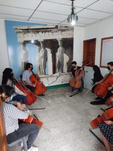 Talleres con la Escuela municipal de música (Cobán, Guatemala)