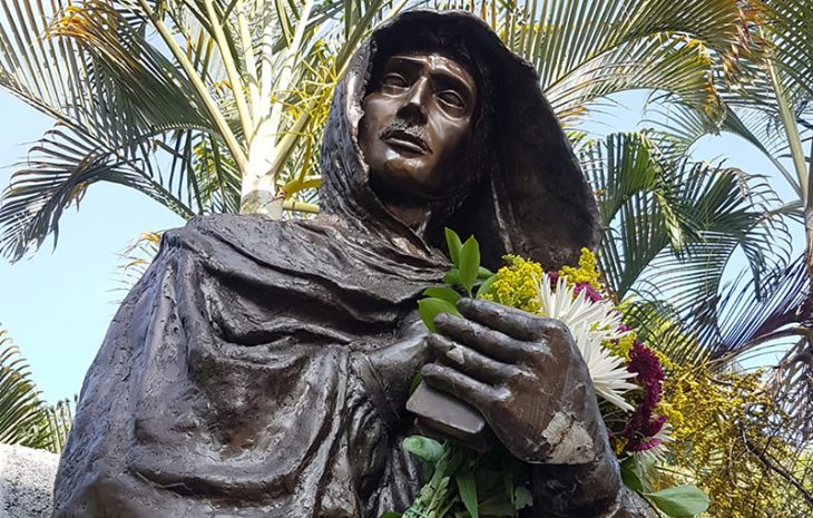 Busto Giordano Bruno en Bucaramanga