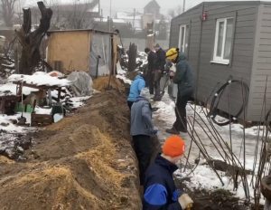 Nueva Acrópolis continúa con su labor de rehabilitación de edificios en la zona de Bucha (Ucrania)