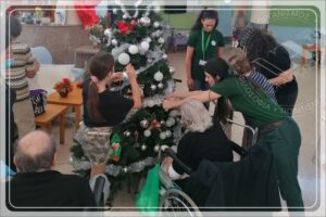 Visit on Christmas to our friends at the Home for the Elderly (Cyprus)