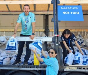 Volunteer support for the Athens Marathon (Attica, Greece)