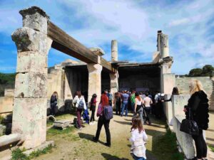 Visit to the archaeological site of Epidauros (Attica, Greece)