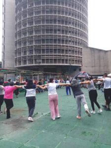 Clases de Tai Chi para médicos y pacientes del IAHULA (Mérida, Venezuela)