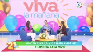Entrevista en la TV nacional “Viva la mañana” sobre filosofía (Guatemala, Guatemala)