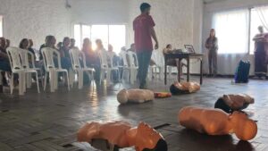 First Aid Workshop at the Institute of Advanced Specialisation (IAE) in Colonia (Uruguay)