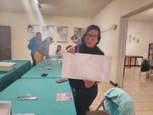 Recreando a Miguel Ángel Buonarroti en el Día del Arte (Guatemala, Guatemala)