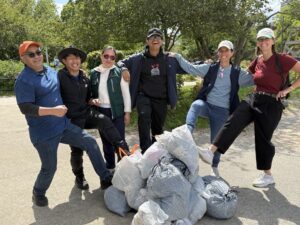 Limpieza en Foster Beach (Chicago, EE. UU.)