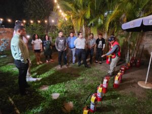 Curso de uso de extintores (Tegucigalpa, Honduras)